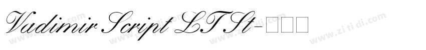 Vadimir Script LT St字体转换